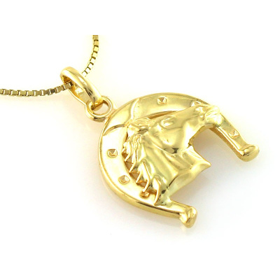 Zawieszka Koń w Podkowie ze złota próby 585. Klasyczny amulet szczęścia w nowoczesnym wydaniu. Dostawa do 5 dni.